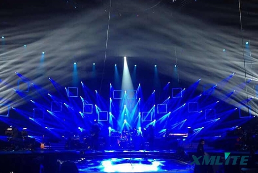 XMLITE Moving head beam light 280W showed in CCTV Music festival