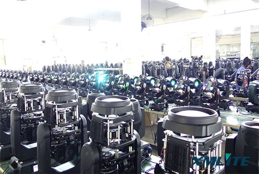 XM moving head light production line
