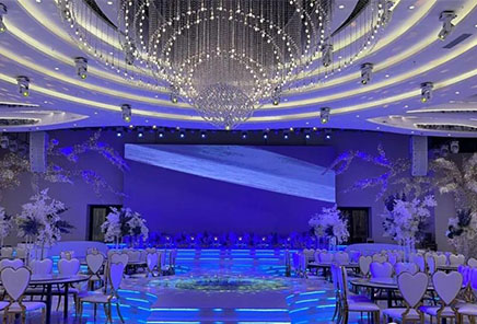 how to use a Led wash moving head light in Banquet- design idea of Tianfu Design