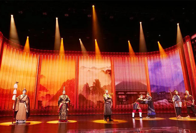 LED profile&nbsp;moving head lights participated in CCTV 