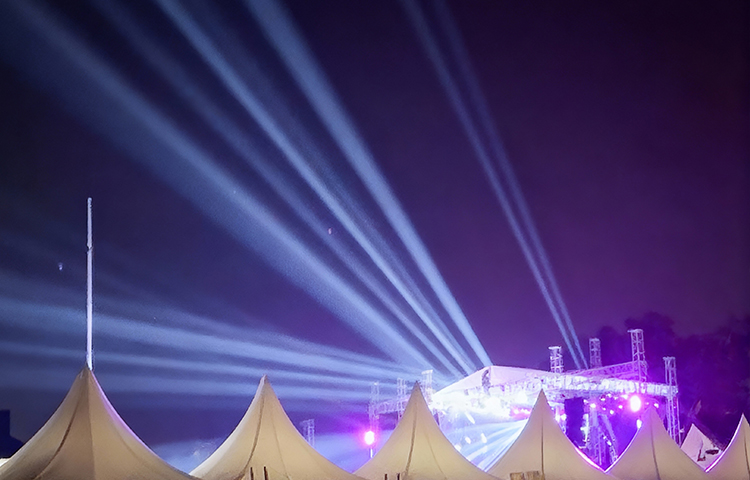 XMLITE WP430 IP65 Waterproof Beam420 Shines at Indonesian Event
